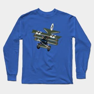 Cartoon retro fighter Long Sleeve T-Shirt